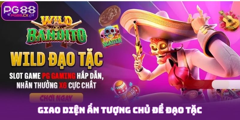 Giao diện ấn tượng chủ đề đạo tặc tại nổ hũ PG88