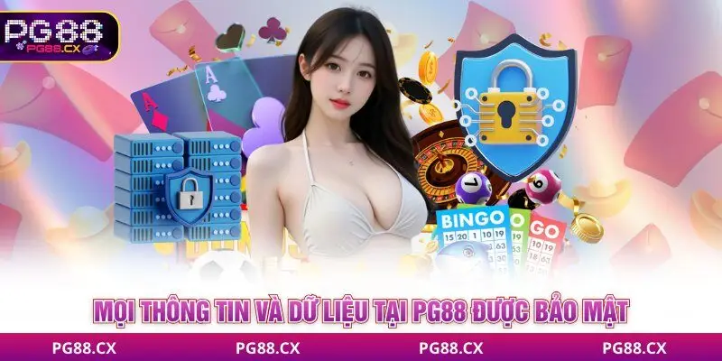 Mọi thông tin và dữ liệu tại PG88 được bảo mật tuyệt đối an toàn