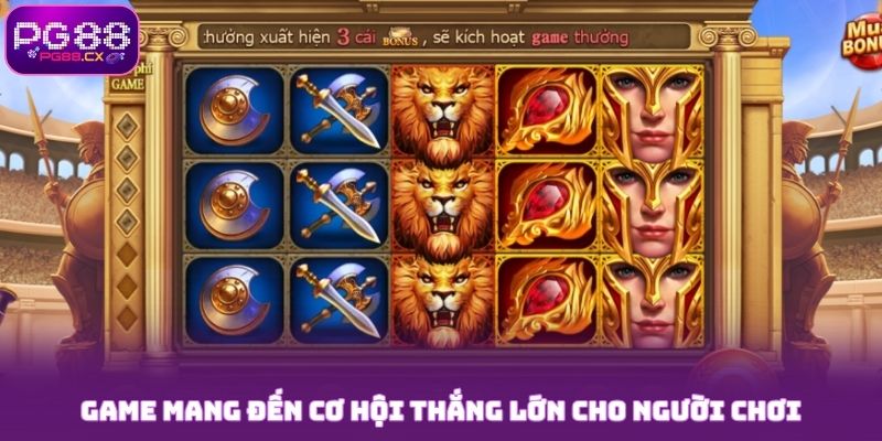 Cơ hội trúng thưởng Jackpot PG88 lớn khi thắng